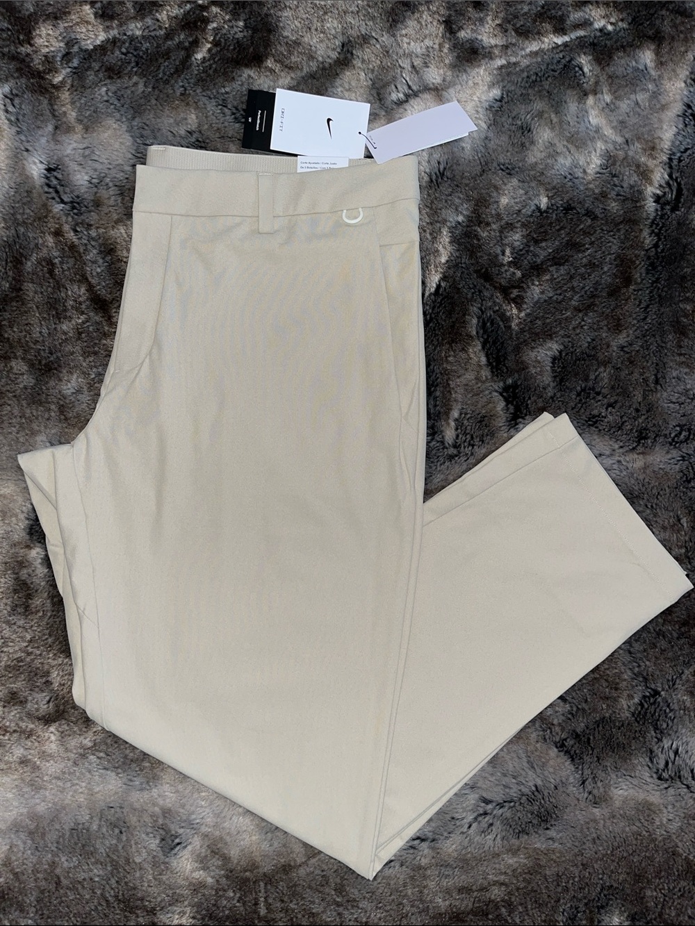 Nike 24.7 Perfect Stretch Men's 38x32 Slim Fit Dri-FIT Tan HQ6928 NWT $125